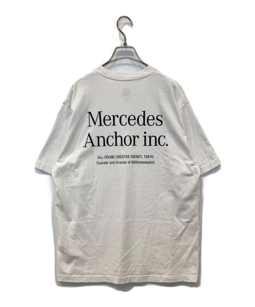 MERCEDES ANCHOR INC（メルセデス アンカー インク）MERCEDES ANCHOR INC (メルセデス アンカー インク) ポケットTシャツ ホワイト サイズ:Lの古着・服飾アイテム