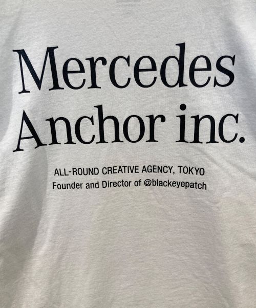 MERCEDES ANCHOR INC（メルセデス アンカー インク）MERCEDES ANCHOR INC (メルセデス アンカー インク) ポケットTシャツ ホワイト サイズ:Lの古着・服飾アイテム
