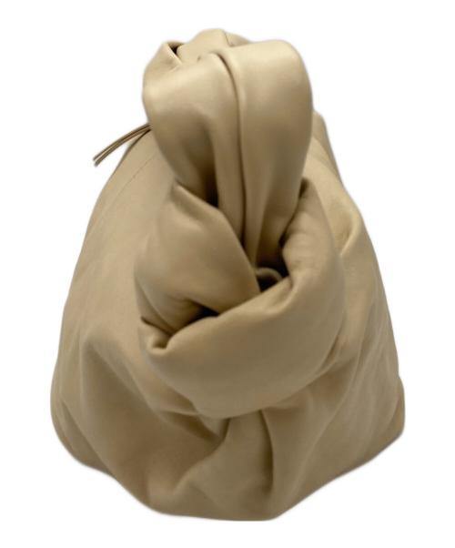 BOTTEGA VENETA（ボッテガベネタ）BOTTEGA VENETA (ボッテガベネタ) ダブルノットハンドバッグ ベージュの古着・服飾アイテム