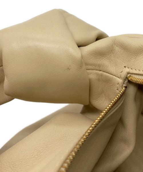 BOTTEGA VENETA（ボッテガベネタ）BOTTEGA VENETA (ボッテガベネタ) ダブルノットハンドバッグ ベージュの古着・服飾アイテム