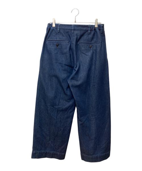 PUBLIC TOKYO（パブリックトウキョウ）PUBLIC TOKYO (パブリックトウキョウ) エバークリースデニムタックスラックス インディゴ サイズ:2の古着・服飾アイテム