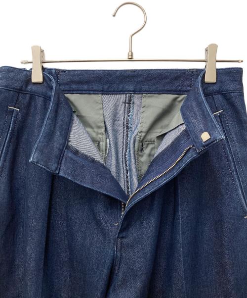 PUBLIC TOKYO（パブリックトウキョウ）PUBLIC TOKYO (パブリックトウキョウ) エバークリースデニムタックスラックス インディゴ サイズ:2の古着・服飾アイテム