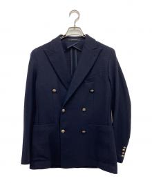 TAGLIATORE×BEAMS（タリアトーレ×ビームス）の古着「6Bウールダブルジャケット」｜ネイビー