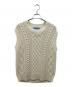 BluBre（ブルブレ）の古着「カシミヤニットベスト」｜アイボリー