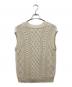 BluBre (ブルブレ) カシミヤニットベスト アイボリー サイズ:L：5000円
