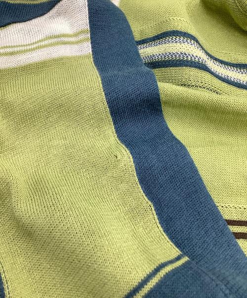 HERMES（エルメス）HERMES (エルメス) カシュクールコットンカーディガン グリーン サイズ:34の古着・服飾アイテム