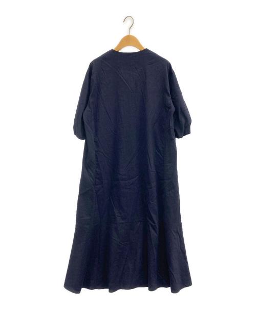 journal standard L'essage（ジャーナルスタンダード レサージュ）journal standard L'essage (ジャーナルスタンダード レサージュ) タイプライターワンピース ネイビー サイズ:-の古着・服飾アイテム