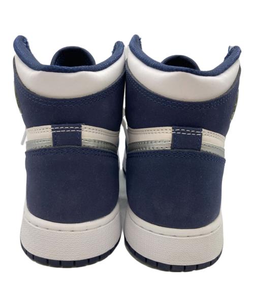 NIKE（ナイキ）NIKE (ナイキ) ハイカットスニーカー ホワイト×ネイビー サイズ:24.5の古着・服飾アイテム