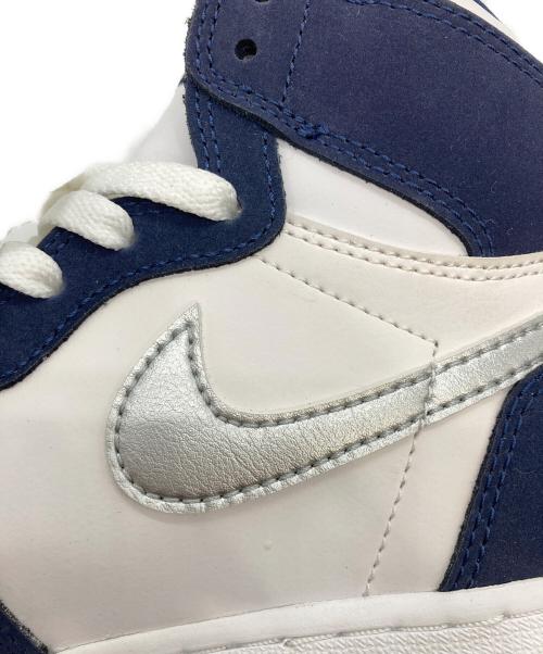 NIKE（ナイキ）NIKE (ナイキ) ハイカットスニーカー ホワイト×ネイビー サイズ:24.5の古着・服飾アイテム