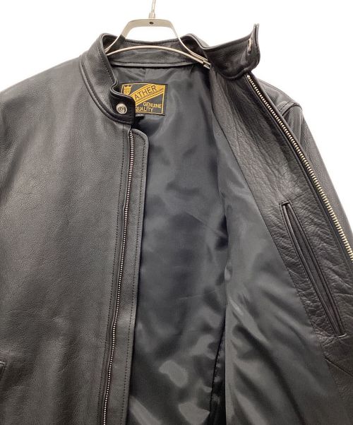 Y'2 leather（ワイツーレザー）Y'2 LEATHER (ワイツーレザー) シングルライダースジャケット ブラック サイズ:SIZE　36の古着・服飾アイテム