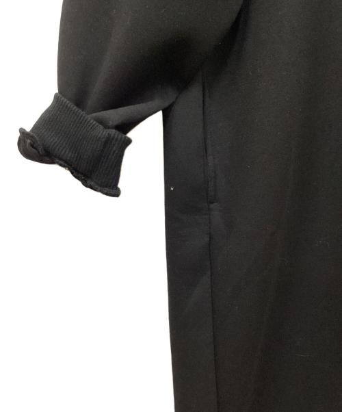 ESSENTIAL DOUBLE STANDARD CLOTHING（エッセンシャルダブルスタンダードクロージング）ESSENTIAL DOUBLE STANDARD CLOTHING (エッセンシャルダブルスタンダードクロージング) フーディワンピース ブラック サイズ:FREEの古着・服飾アイテム