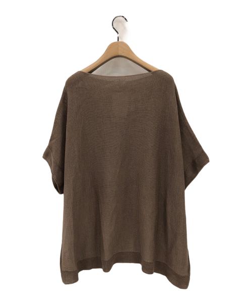 IENA（イエナ）IENA (イエナ) コットンギマポンチョプルオーバー ブラウン サイズ:-の古着・服飾アイテム