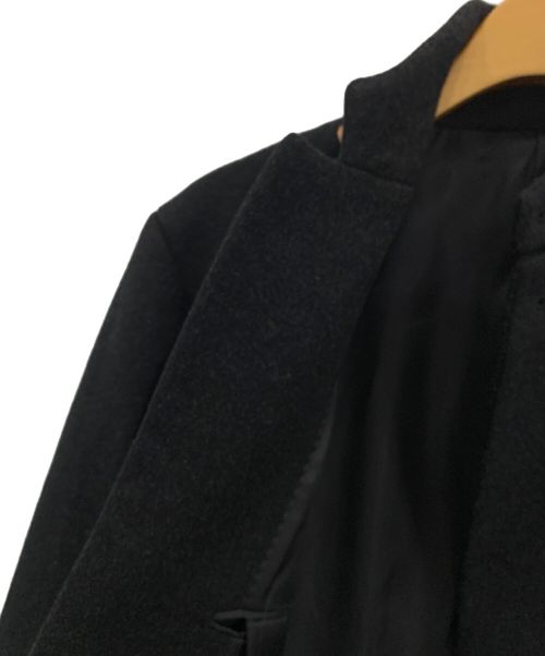 advent（アドベント）advent (アドベント) ウールカシミヤコート ブラック サイズ:1の古着・服飾アイテム