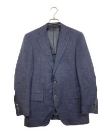 STUDIO by D'URBAN（スタジオバイダーバン）の古着「リネン混 サマーツイードジャケット」｜ネイビー