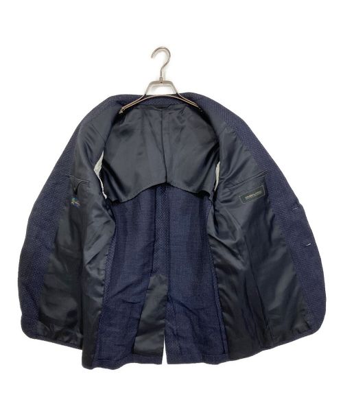 STUDIO by D'URBAN（スタジオバイダーバン）STUDIO by D'URBAN (スタジオバイダーバン) リネン混 サマーツイードジャケット ネイビー サイズ:94A6の古着・服飾アイテム