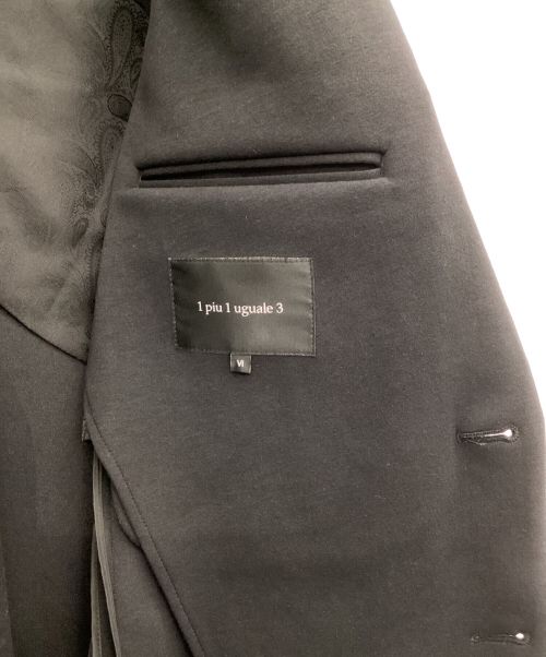 1piu1uguale3（ウノピュウノウグァーレトレ）1piu1uguale3 (ウノピュウノウグァーレトレ) COMFY JKT ブラック サイズ:VIの古着・服飾アイテム