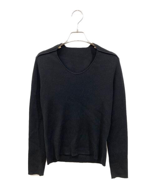 RIM.ARK（リムアーク）RIM.ARK (リムアーク) Along the neck rib tops ブラック サイズ:FREEの古着・服飾アイテム