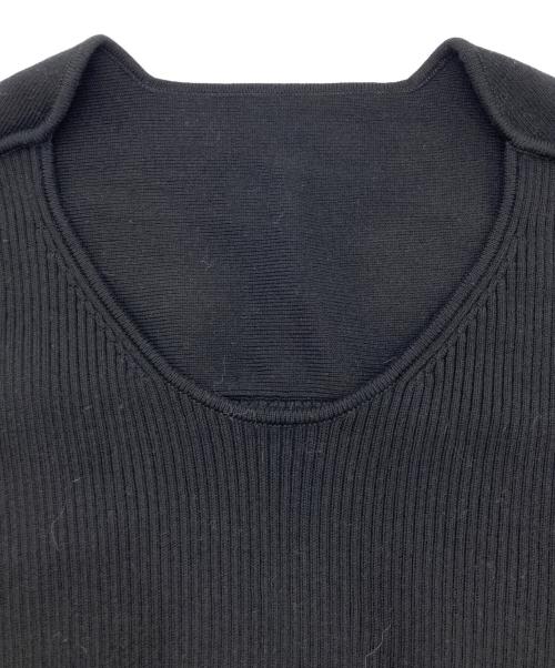 RIM.ARK（リムアーク）RIM.ARK (リムアーク) Along the neck rib tops ブラック サイズ:FREEの古着・服飾アイテム