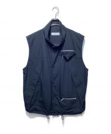 TOGA VIRILIS（トーガ ビリリース）の古着「NYLON TAFFETA VEST」｜ブラック