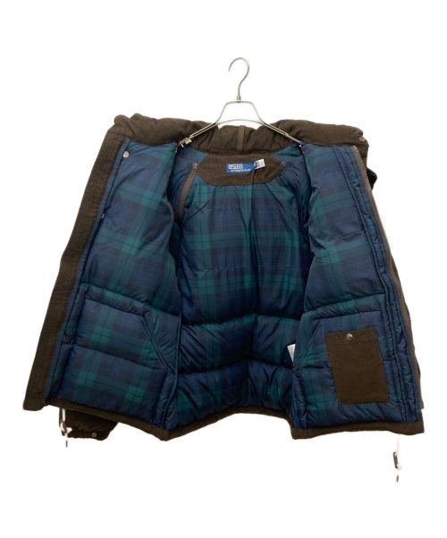 POLO RALPH LAUREN（ポロ・ラルフローレン）POLO RALPH LAUREN (ポロ・ラルフローレン) コーデュロイコンバーチブルダウンジャケット ブラウン サイズ:SIZE Mの古着・服飾アイテム