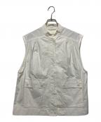 TODAYFULトゥデイフル）の古着「Flappocket Cotton Vest」｜ホワイト