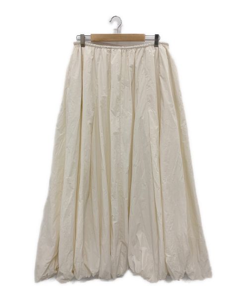 ETRE（エトレ）ETRE (エトレ) ナイロンバルーンボリュームスカート アイボリー サイズ:Mの古着・服飾アイテム