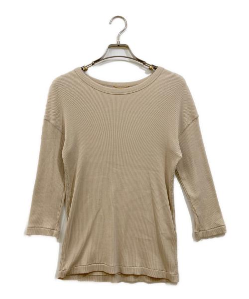 DEUXIEME CLASSE（ドゥーズィエム クラス）DEUXIEME CLASSE (ドゥーズィエム クラス) dignity Tシャツ ベージュ サイズ:Freeの古着・服飾アイテム