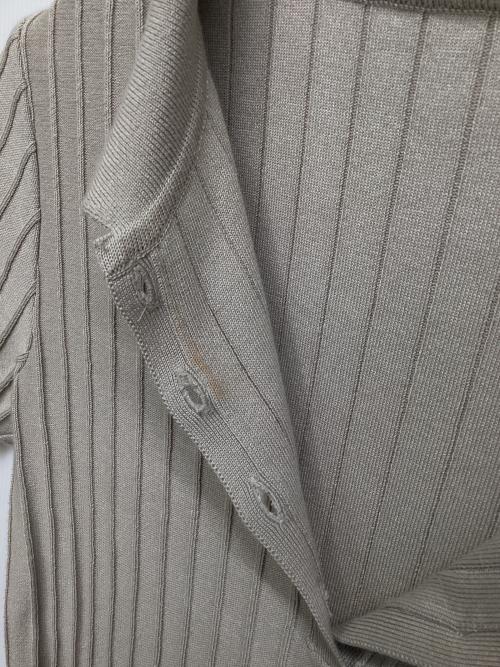 FOXEY（フォクシー）FOXEY (フォクシー) ニットポロシャツ ベージュ サイズ:38の古着・服飾アイテム