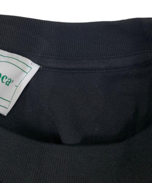 CASABLANCA（カサブランカ）CASABLANCA (カサブランカ) Tennis Club T-Shirt ブラック サイズ:Mの古着・服飾アイテム