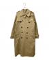 beautiful people（ビューティフルピープル）の古着「ultimate pima twill maxilong trench coat 1835103424」｜ベージュ