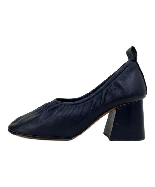 CELINE（セリーヌ）CELINE (セリーヌ) ソフトバレリーナヒールパンプス ブラック サイズ:36の古着・服飾アイテム