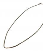 SASKIA DIEZサスキアディツ）の古着「SILVER FINE FRINGE NECKLACE」｜シルバー