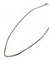 SASKIA DIEZ（サスキアディツ）の古着「SILVER FINE FRINGE NECKLACE」｜シルバー