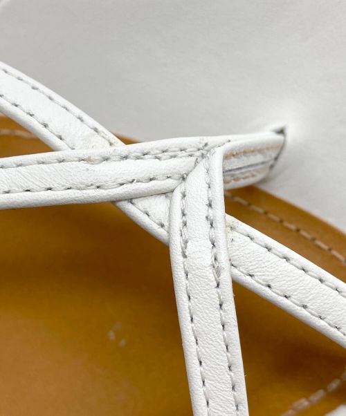 Pippichic（ピッピシック）Pippichic (ピッピシック) NUDE MULE 19 ホワイト サイズ:SIZE 37 1/2の古着・服飾アイテム