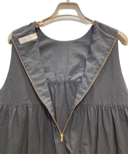 Demi-Luxe Beams（デミルクス ビームス）Demi-Luxe Beams (デミルクス ビームス) コットン ティアードワンピース ブラック サイズ:36の古着・服飾アイテム