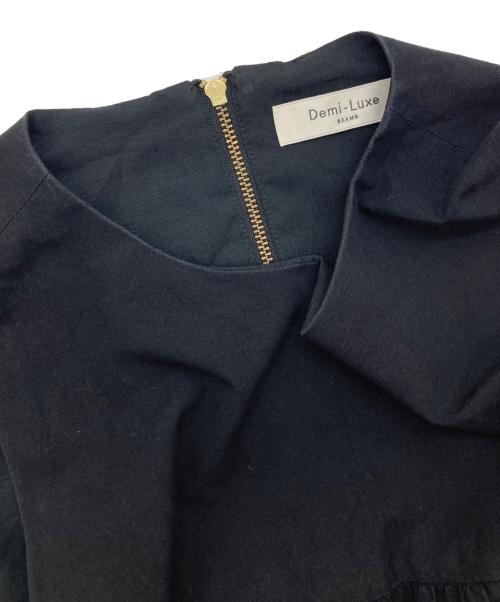 Demi-Luxe Beams（デミルクス ビームス）Demi-Luxe Beams (デミルクス ビームス) コットン ティアードワンピース ブラック サイズ:36の古着・服飾アイテム