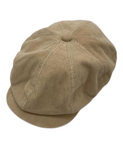 TT（ティーティー）TT (ティーティー) NEWSBOY CAP　Lot.006 ベージュ サイズ:ONE SIZEの古着・服飾アイテム