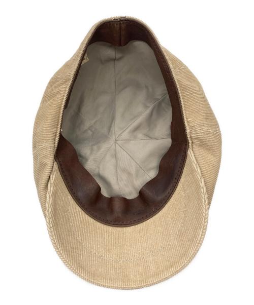 TT（ティーティー）TT (ティーティー) NEWSBOY CAP　Lot.006 ベージュ サイズ:ONE SIZEの古着・服飾アイテム