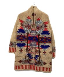 Coohem（コーヘン）の古着「NATIVE JACQUARD COAT」｜ベージュ