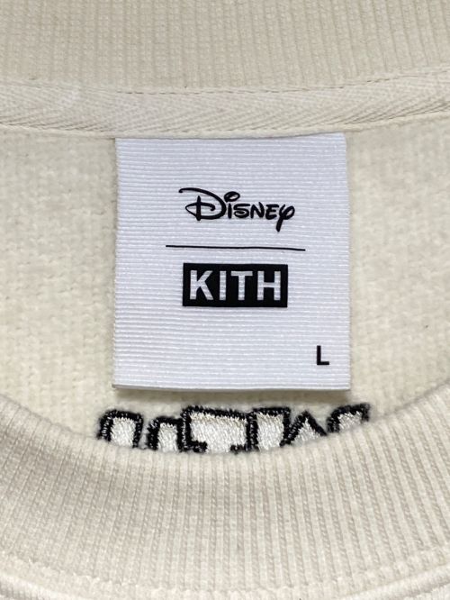 KITH（キス）KITH (キス) DISNEY (ディズニー) Mickey & Friends Astonished Goofy Vintage Crewneck アイボリー サイズ:Lの古着・服飾アイテム