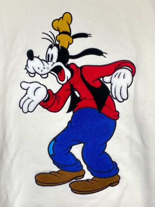 KITH（キス）KITH (キス) DISNEY (ディズニー) Mickey & Friends Astonished Goofy Vintage Crewneck アイボリー サイズ:Lの古着・服飾アイテム