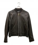 DSQUARED2ディースクエアード）の古着「ラムレザーボンバージャケット」｜ブラック
