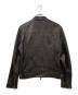 DSQUARED2 (ディースクエアード) ラムレザーボンバージャケット ブラック サイズ:48：48000円