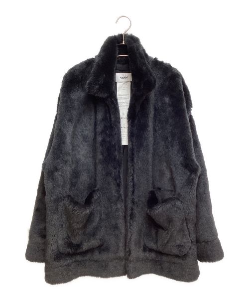 doublet（ダブレット）doublet (ダブレット) HAND-PAINTED FUR JACKET（ハンドペイントファージャケット） ブラック サイズ:Mの古着・服飾アイテム