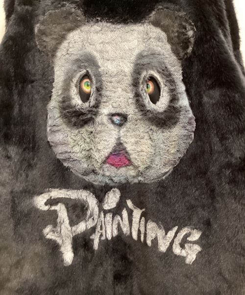 doublet（ダブレット）doublet (ダブレット) HAND-PAINTED FUR JACKET（ハンドペイントファージャケット） ブラック サイズ:Mの古着・服飾アイテム