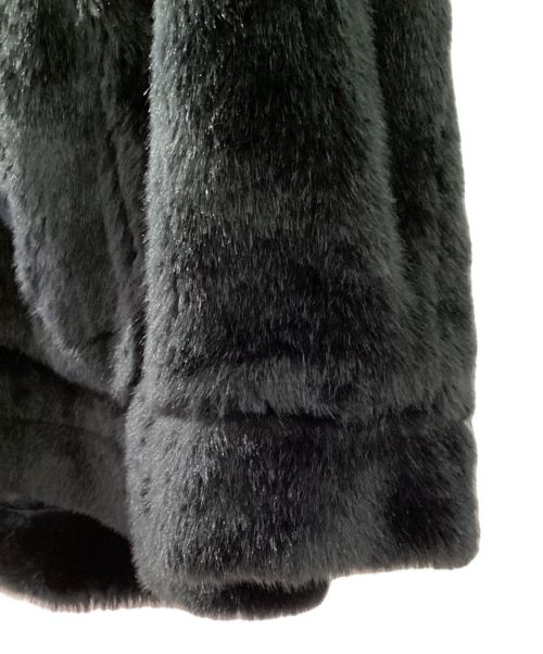 doublet（ダブレット）doublet (ダブレット) HAND-PAINTED FUR JACKET（ハンドペイントファージャケット） ブラック サイズ:Mの古着・服飾アイテム
