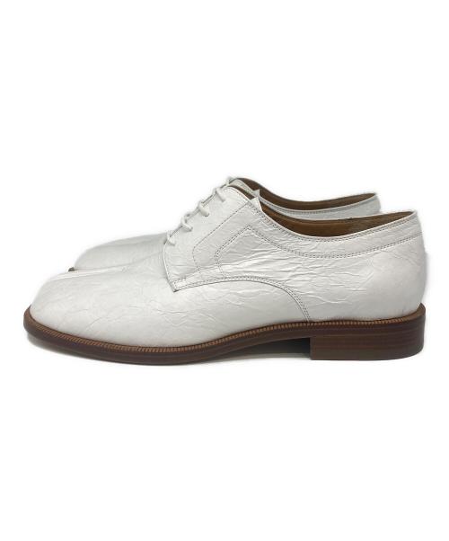 Maison Margiela（メゾンマルジェラ）Maison Margiela (メゾンマルジェラ) Tabi レースアップシューズ ホワイト サイズ:43の古着・服飾アイテム