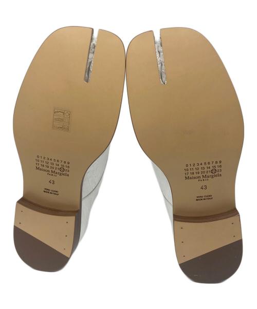 Maison Margiela（メゾンマルジェラ）Maison Margiela (メゾンマルジェラ) Tabi レースアップシューズ ホワイト サイズ:43の古着・服飾アイテム