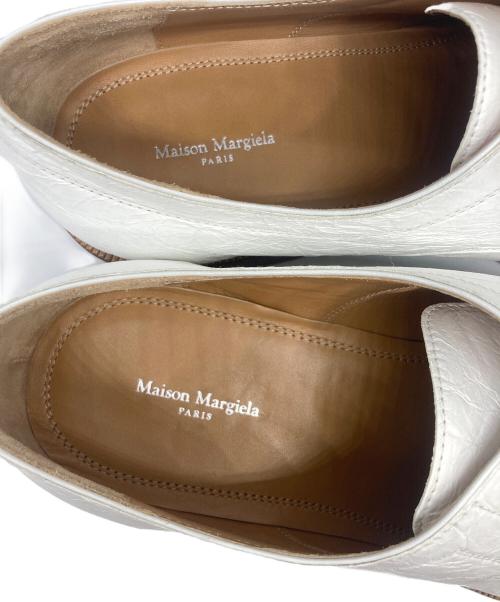 Maison Margiela（メゾンマルジェラ）Maison Margiela (メゾンマルジェラ) Tabi レースアップシューズ ホワイト サイズ:43の古着・服飾アイテム