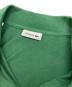 中古・古着 LACOSTE (ラコステ) 鹿の子地マキシ丈ドレス グリーン サイズ:34：7000円